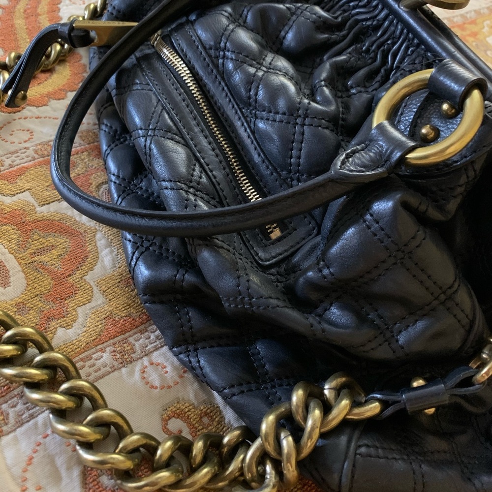 Marc Jacobs Y2K it Bag Black Quilted Stam Original - Picture 4 of 8